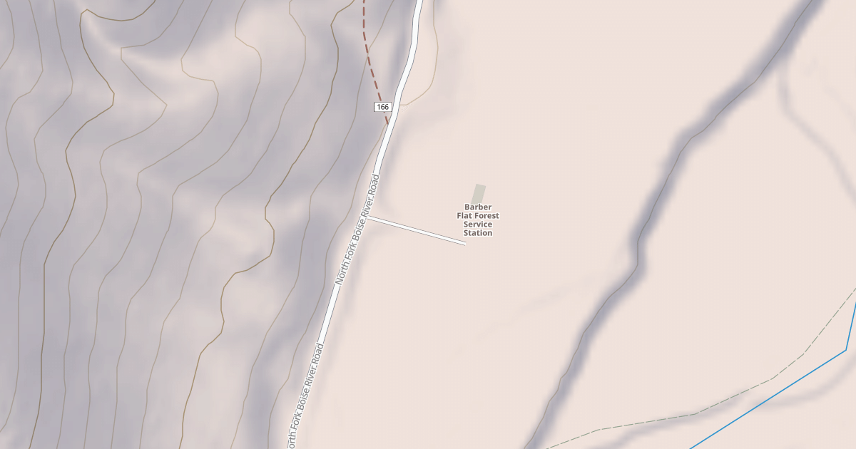 Map preview of BARBER FLAT GUARD STATIO