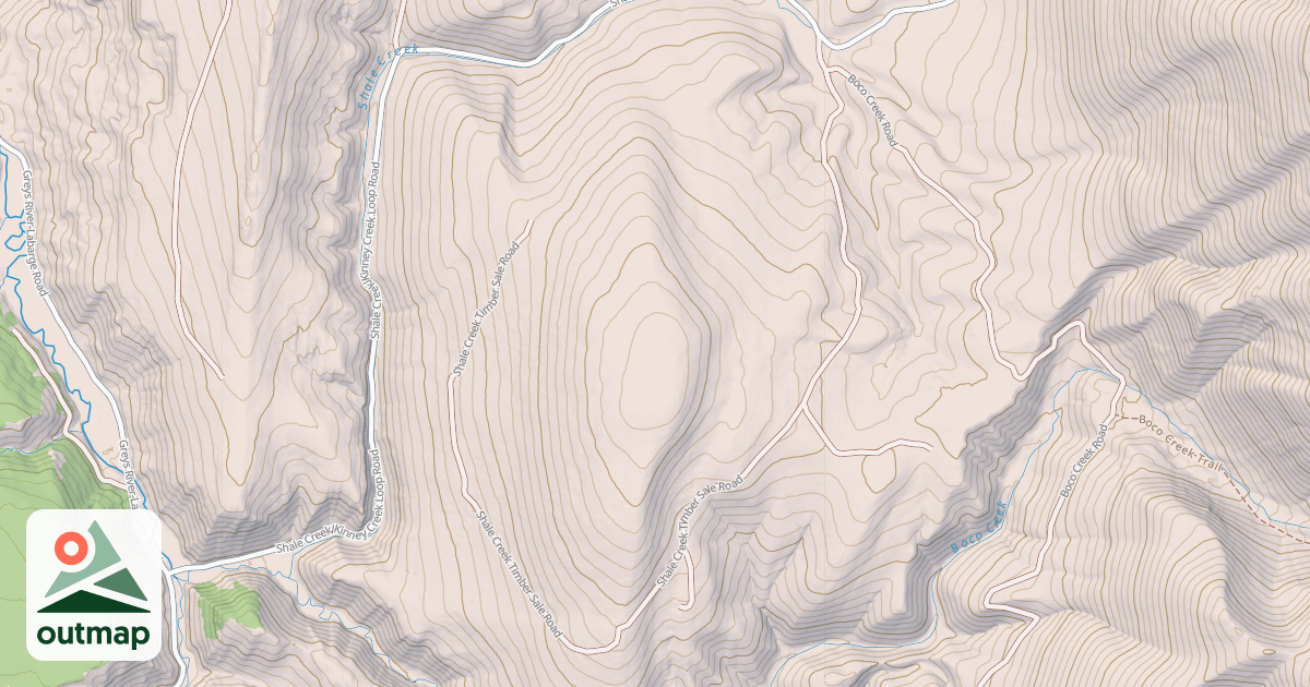 Map of SHALE CREEK TS
