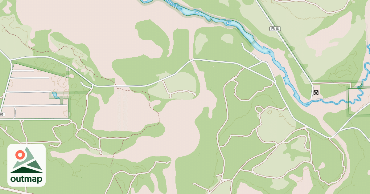 Map of SPRING CREEK