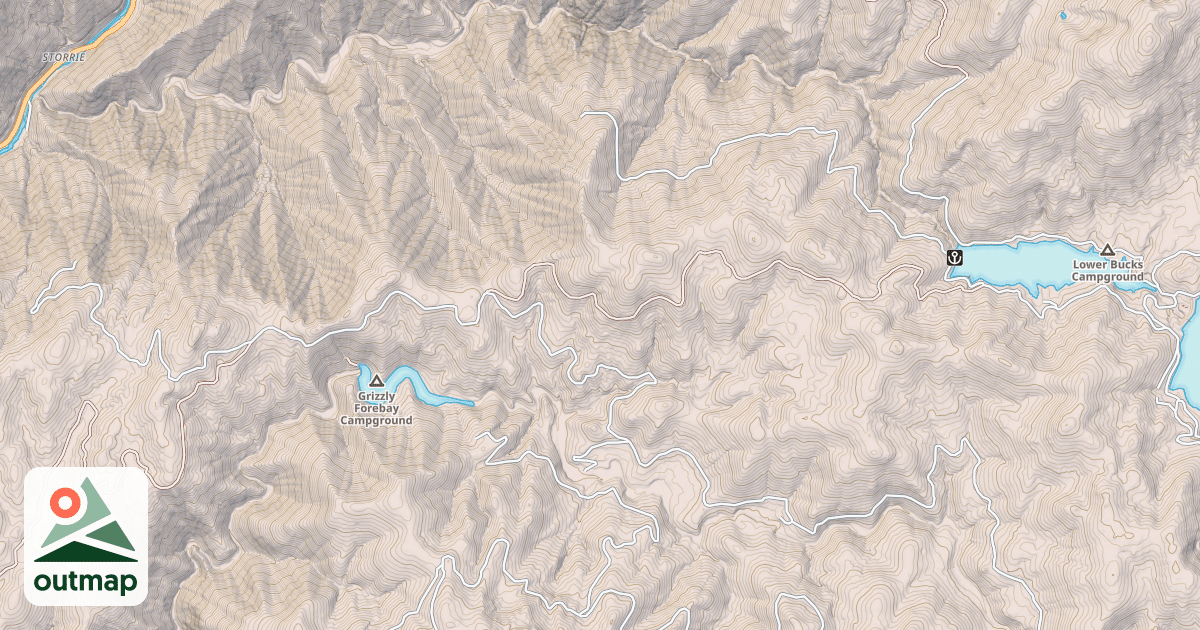 Map of BUCKS PENSTOCK