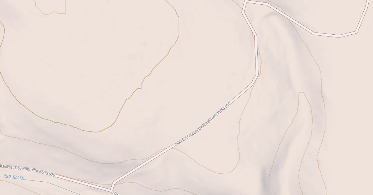 Map preview of USFS National Forest System Roads {25938D96-1CD7-49B0-86CA-CED5CE3EBFEF}