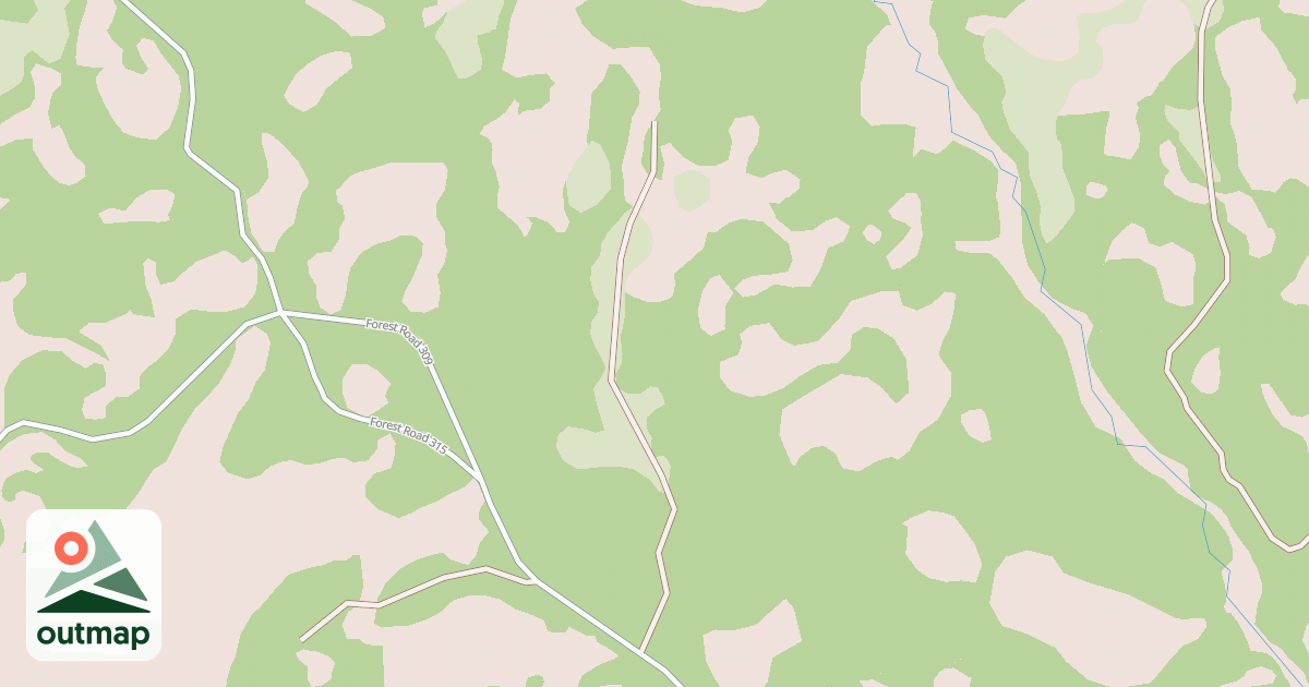Map of USFS National Forest System Roads {C7BD56A8-F8BA-4A68-990E-1723403B36F4}
