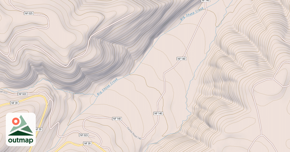 Map of BIG SHEEP