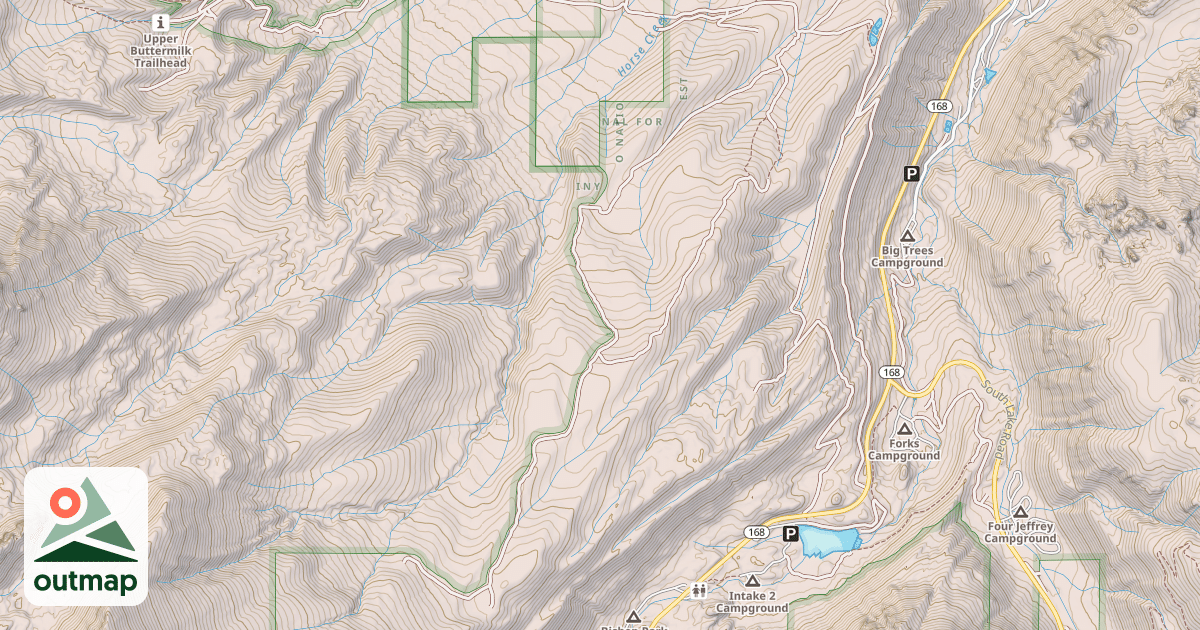 Map of BISHOP BOWL