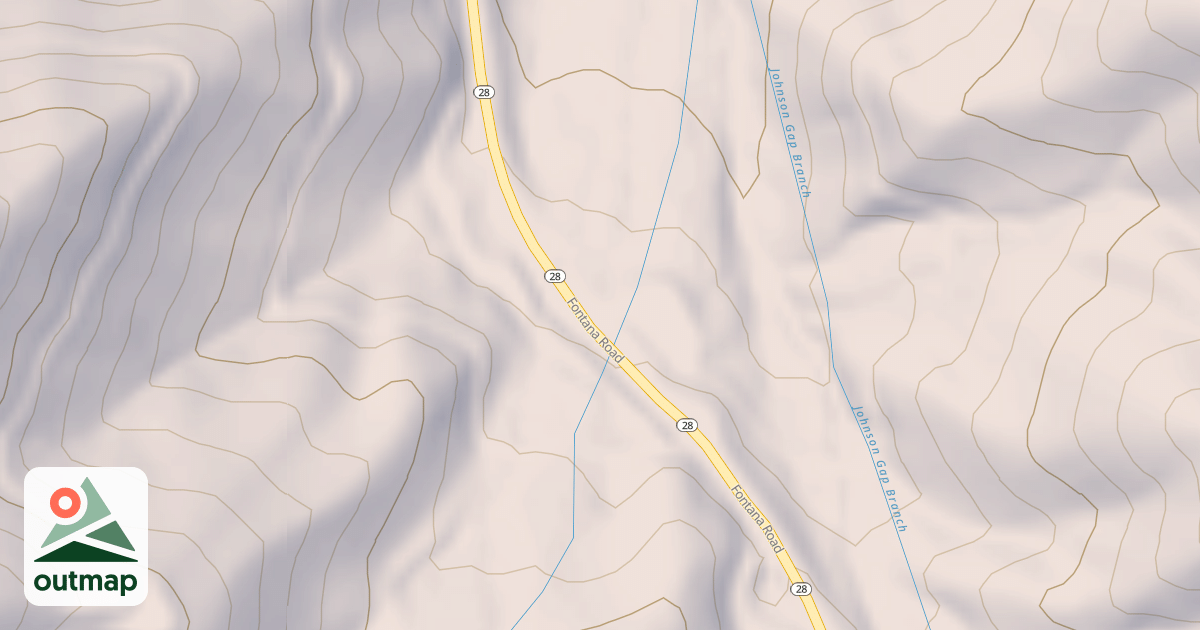 Map of BOELINGER BRANCH