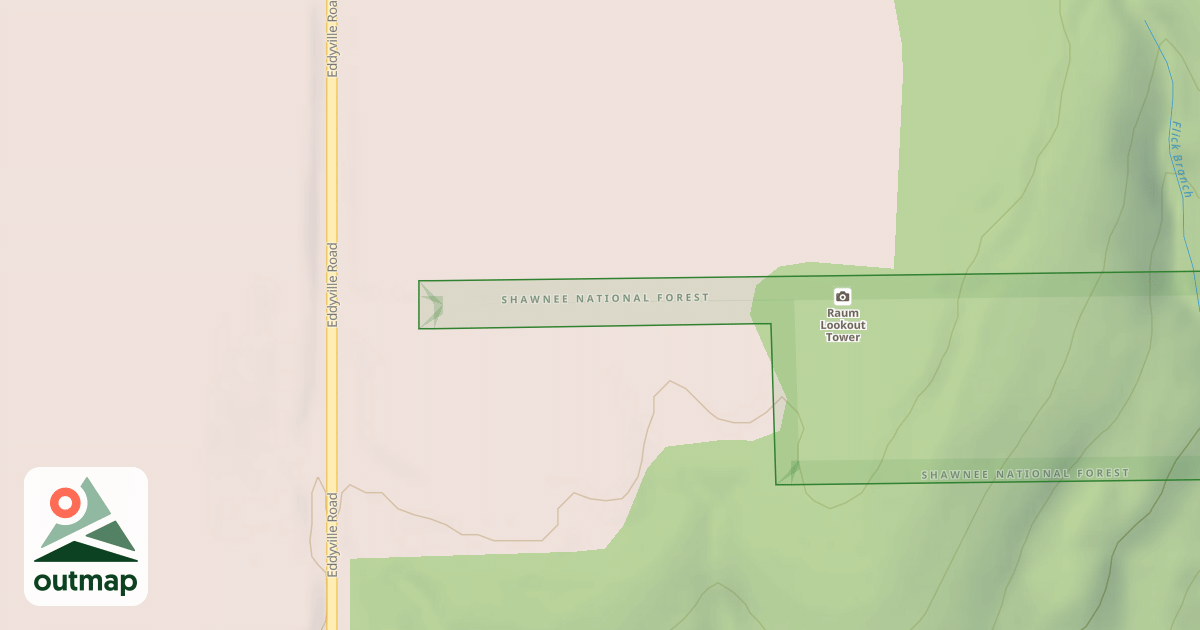 Map of RAUM LOOKOUT RD