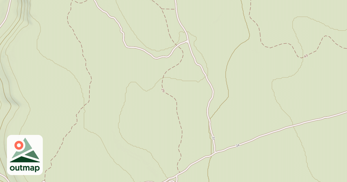 Map of Cline Buttes Tr 26