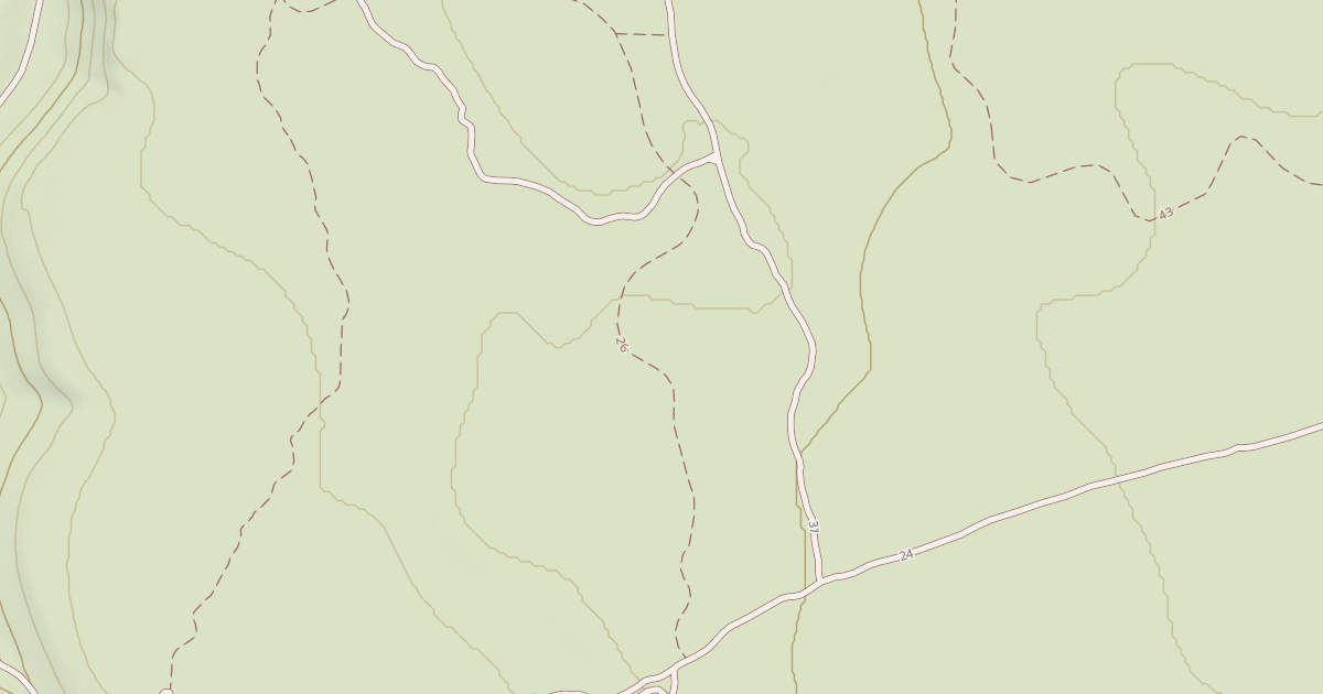 Map preview of Cline Buttes Tr 26