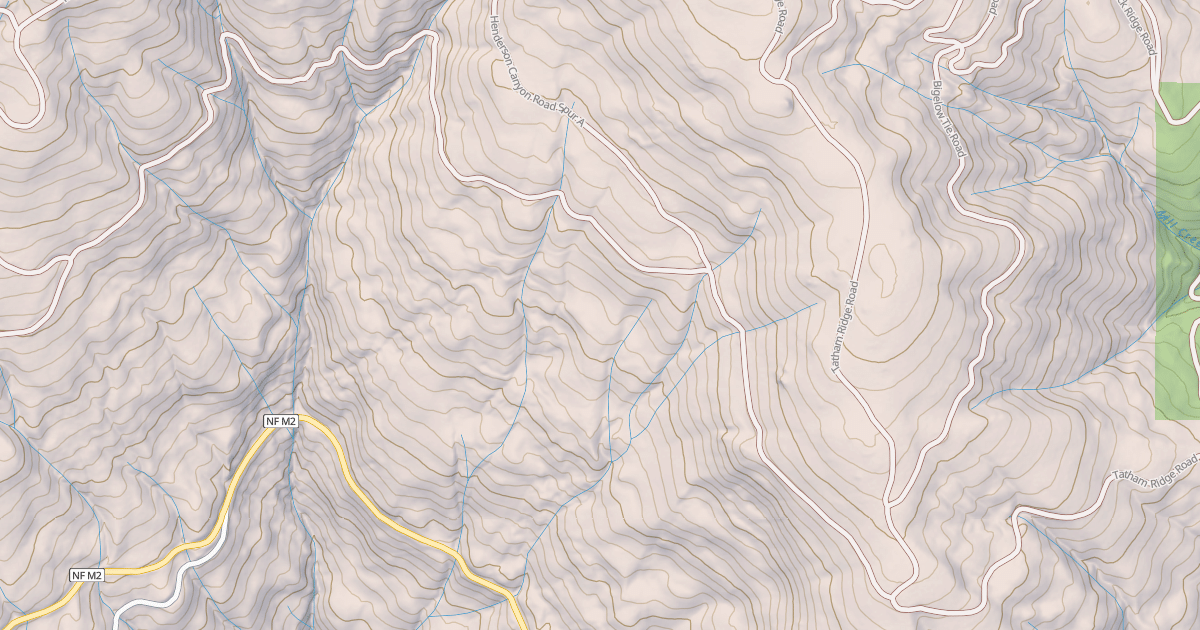 Map preview of HENDERSON CANYON