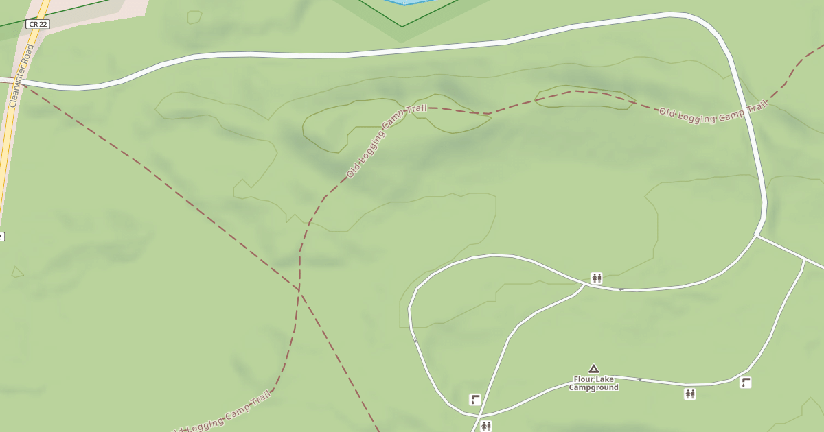Map preview of FLOUR LAKE CAMPGROUND