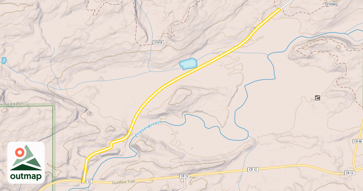 Map of Gunflint Narrows