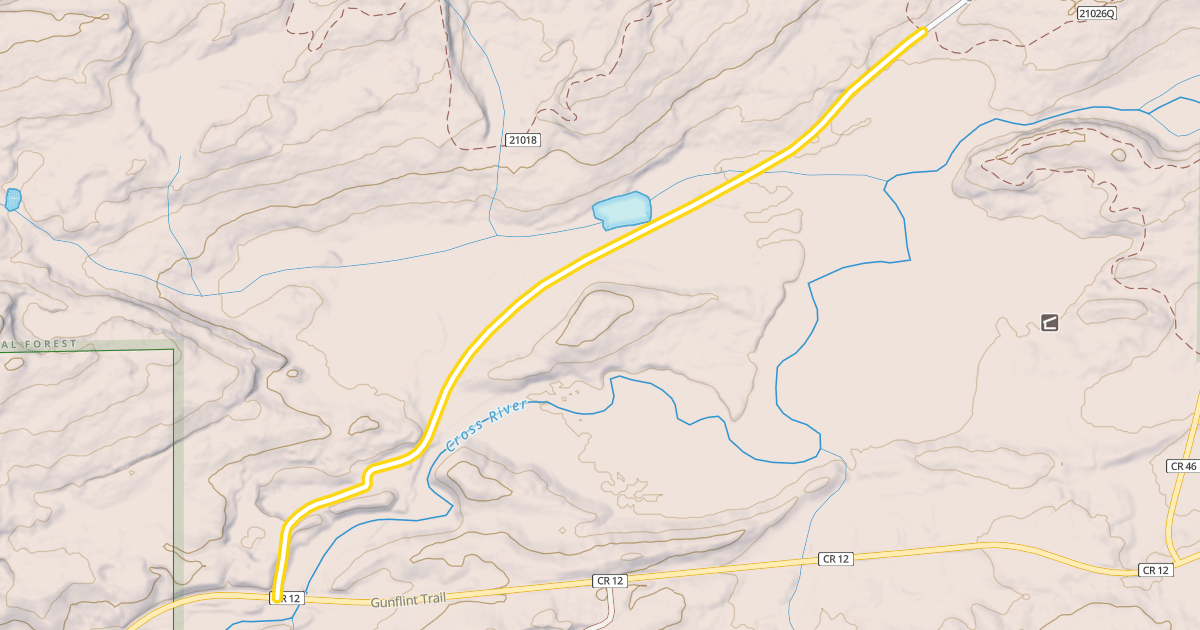 Map preview of Gunflint Narrows