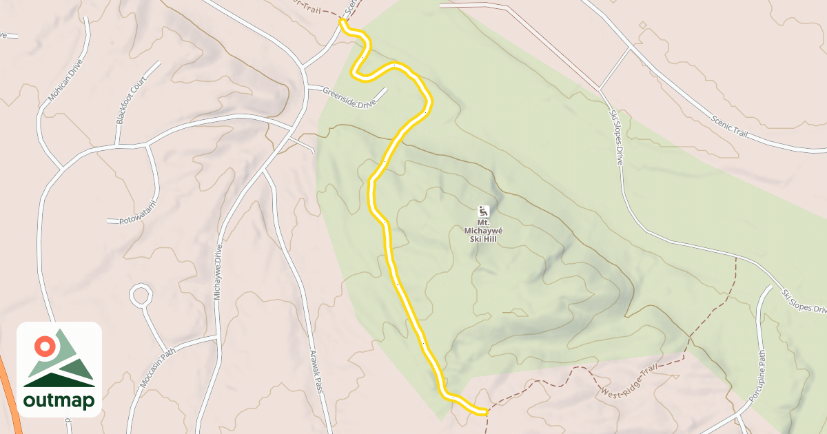 Map of Nordic Trail