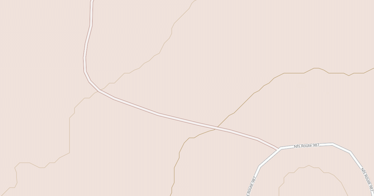 Map preview of EAST CREAM CREEK N