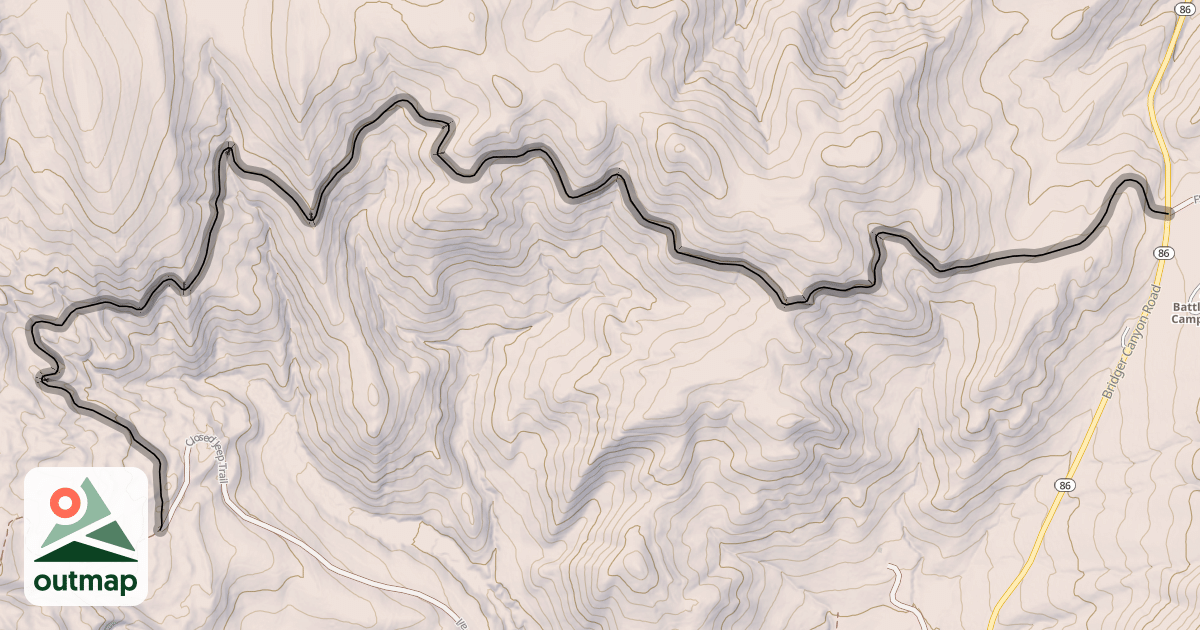 Map of Fairy Creek Trail