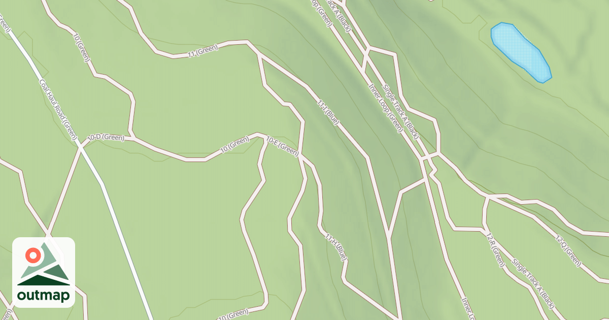 Map of Rock Run ATV Trails