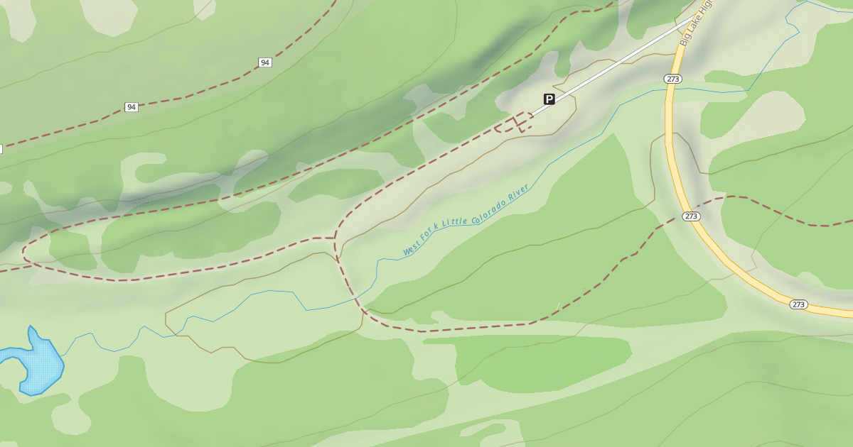 Map preview of USFS National Forest System Roads {634BD7E0-D93E-47CB-8070-E13D203357D4}