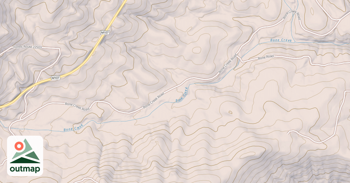 Map of BONE CR.