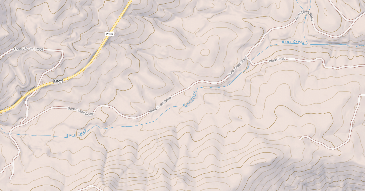 Map preview of BONE CR.