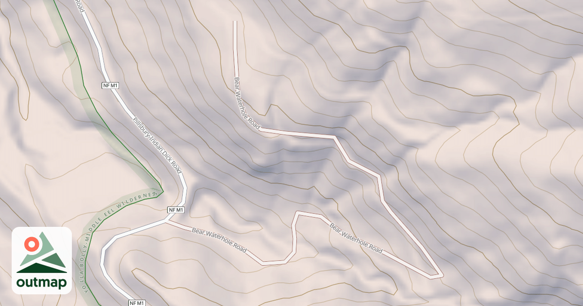Map of BEAR WATERHOLE