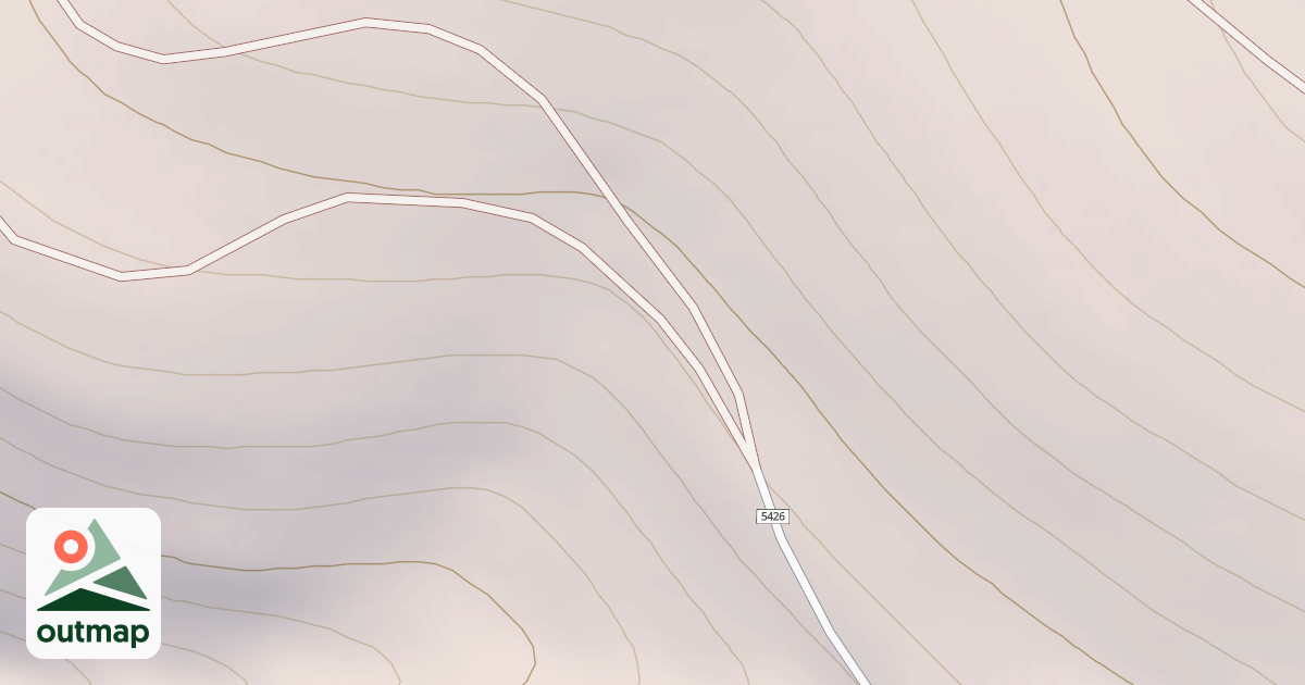 Map of BLACK CAT GULCH
