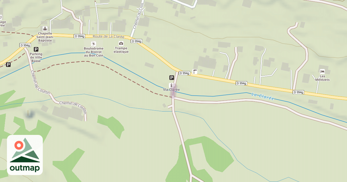 Map of Pont de Fortville