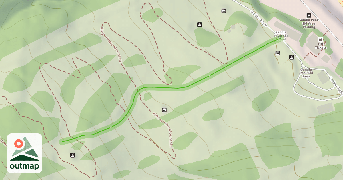 Map of Beginner Trail I