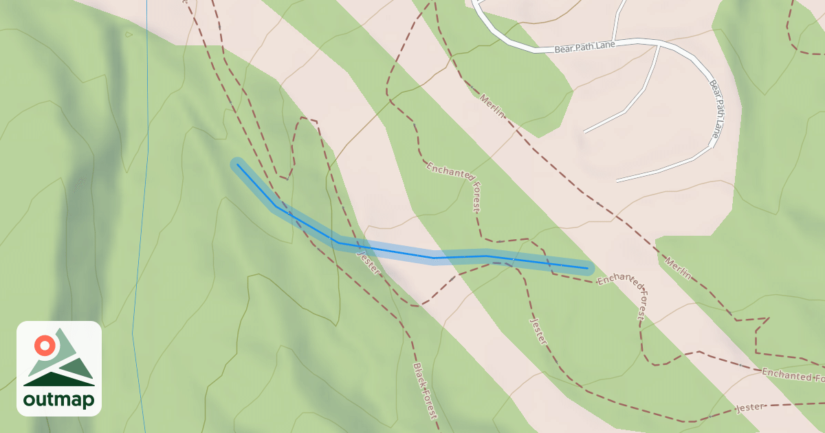 Map of Enchanted Forest Glade