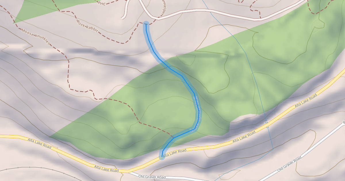 Map preview of Lower Sproatt Trail
