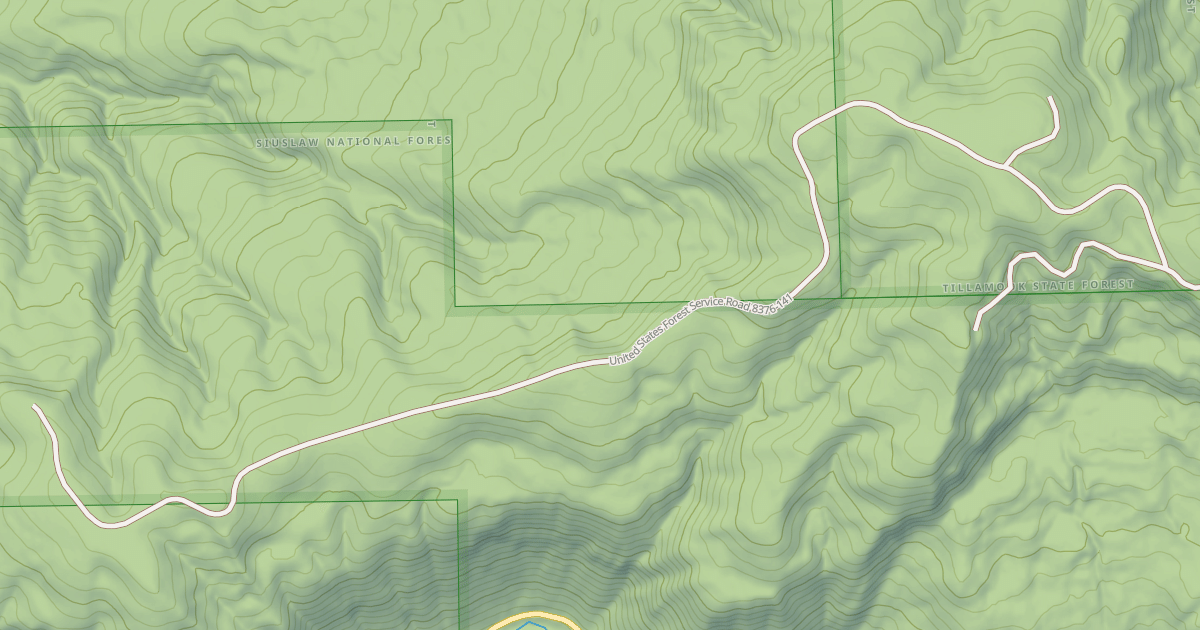 Map preview of USFS National Forest System Roads {0E45E88E-AA4D-4B58-85C6-D3E8A03738D0}