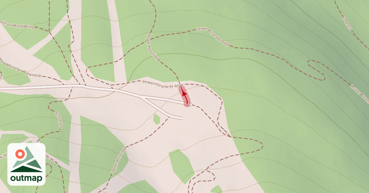Map of Lower Joyride