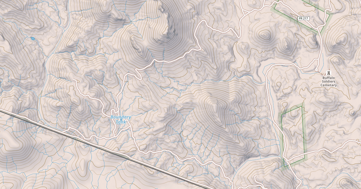 Map preview of SENTINEL PEAK
