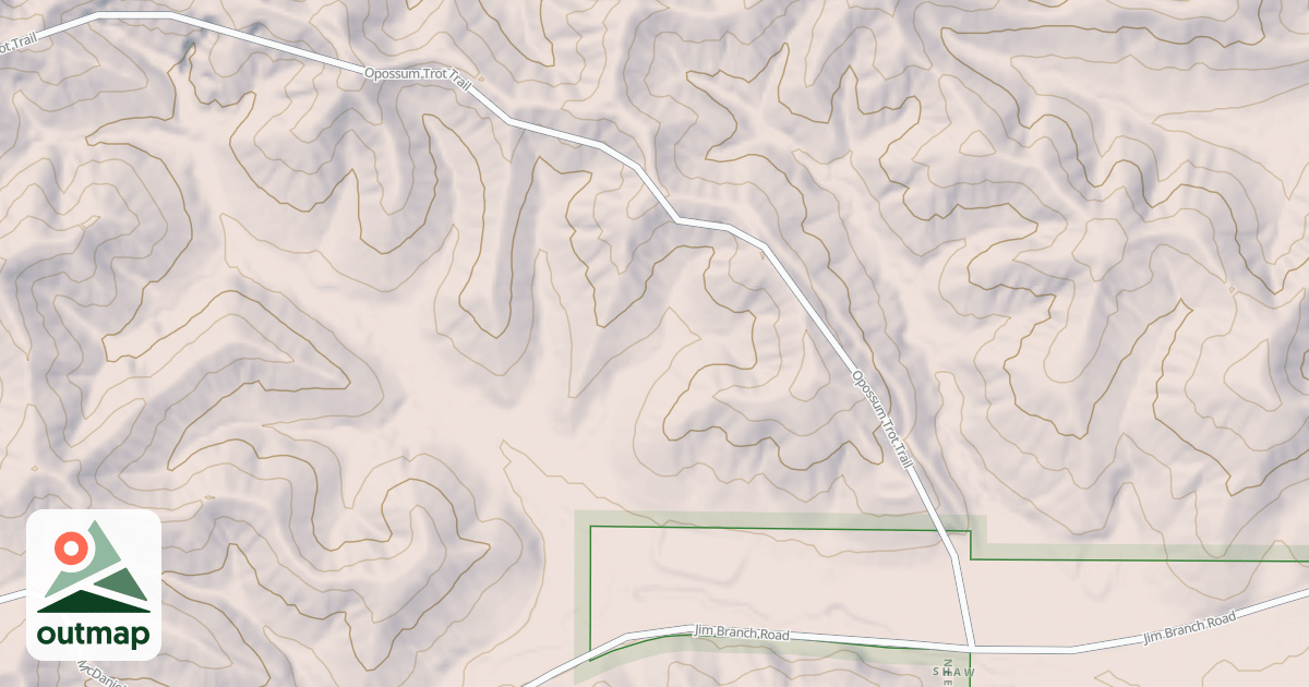 Map of BURNER HILL