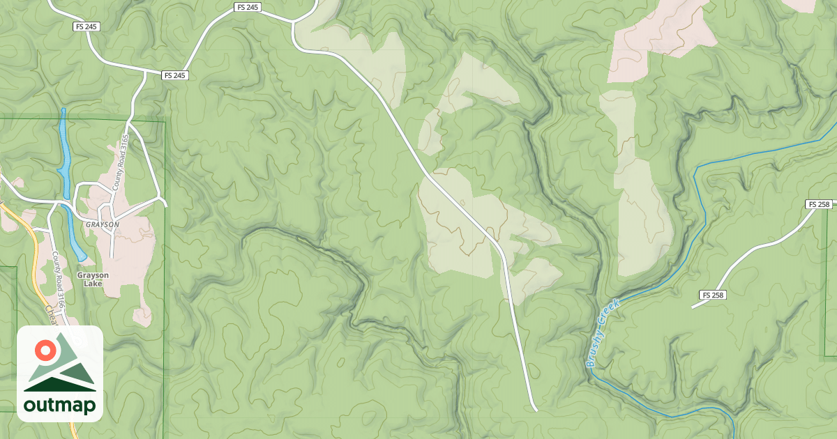 Map of WALSON RIDGE