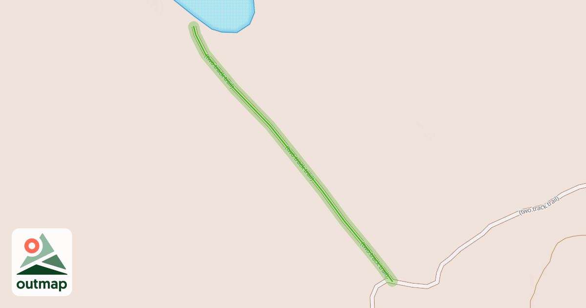 Map of (two track trail)