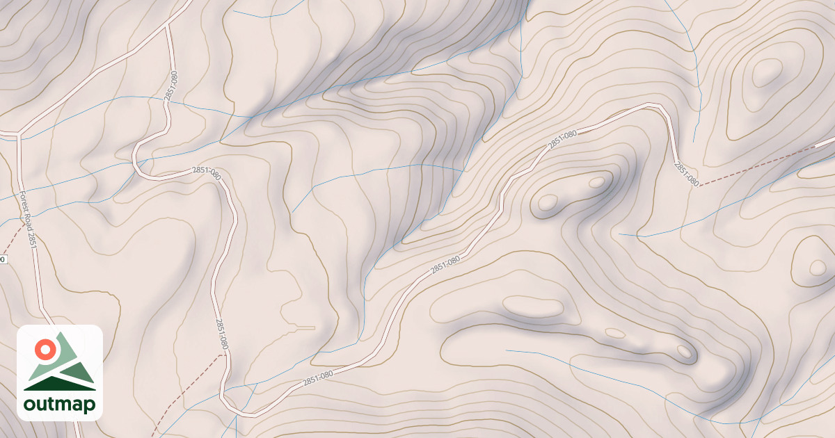 Map of USFS Motor Vehicle Use Map Roads {087AF38F-AD6A-45F7-B6C2-D7900A39B99B}