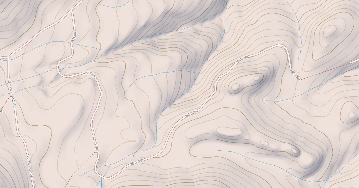 Map preview of USFS Motor Vehicle Use Map Roads {087AF38F-AD6A-45F7-B6C2-D7900A39B99B}