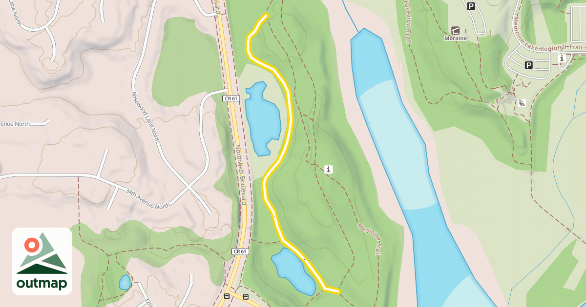 Map of Skyline Trail