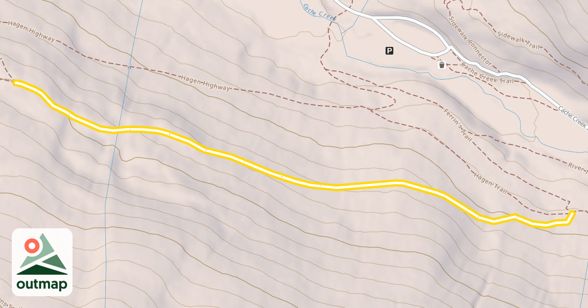 Map of Ferrins Trail