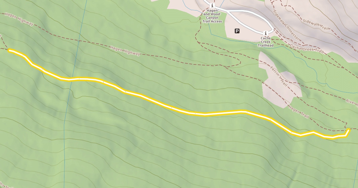 Map preview of Ferrins Trail