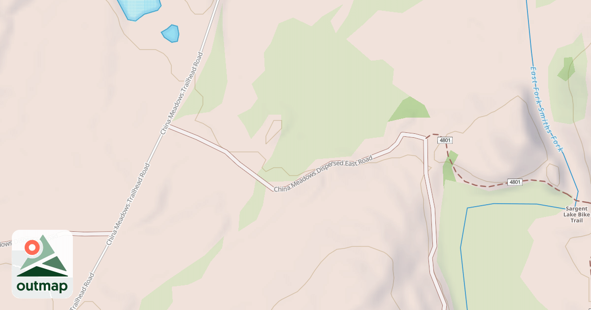 Map of CHINA MEADOWS DISPERSED EAST