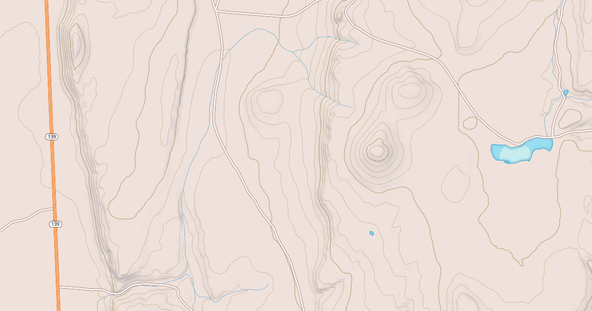 Map preview of HARVEY LAKE SPUR