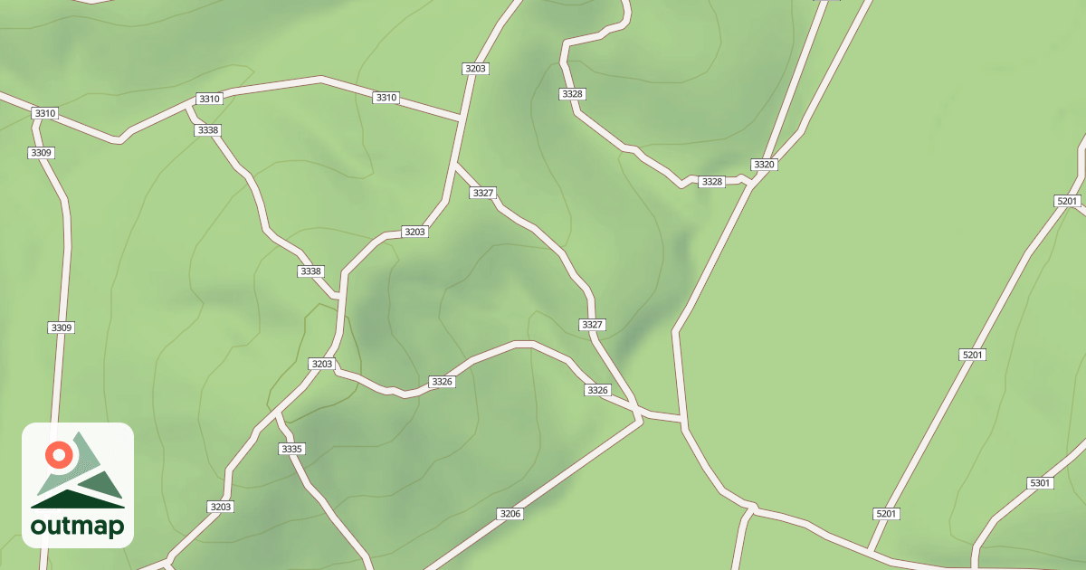 Map of USFS Motor Vehicle Use Map Trails 19493