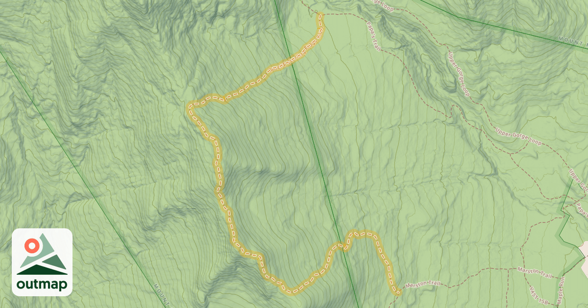 Map of Ruschp Sterling Ridge Trail