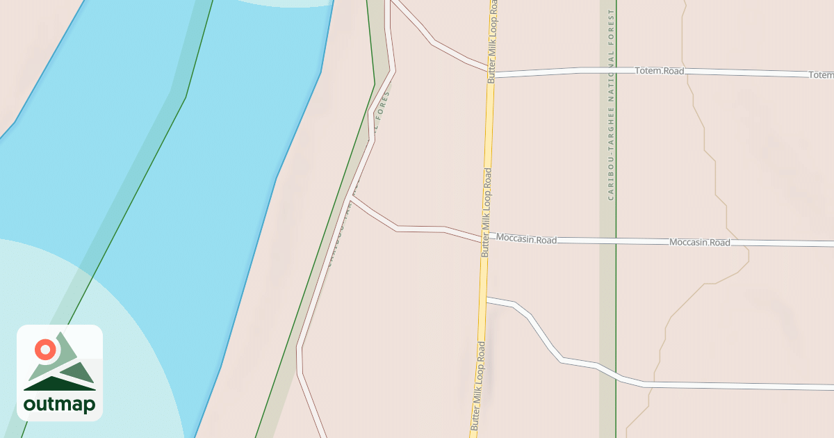 Map of LAKESIDE TRAIL B
