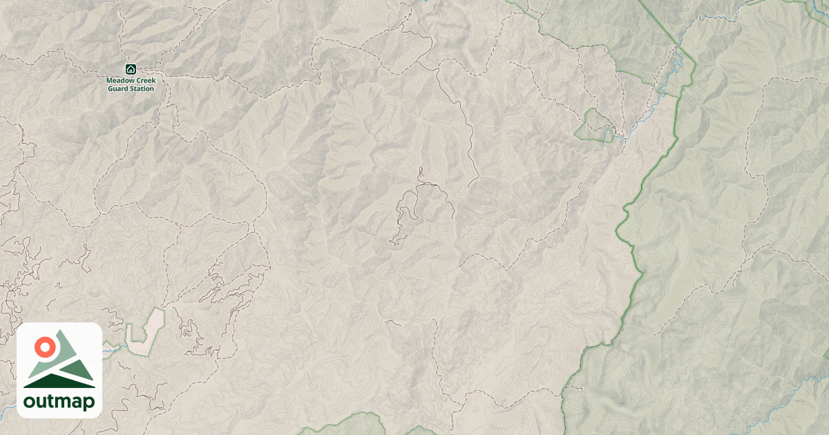 Map of ELK MOUNTAIN