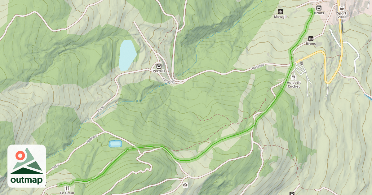 Map of Gentiane
