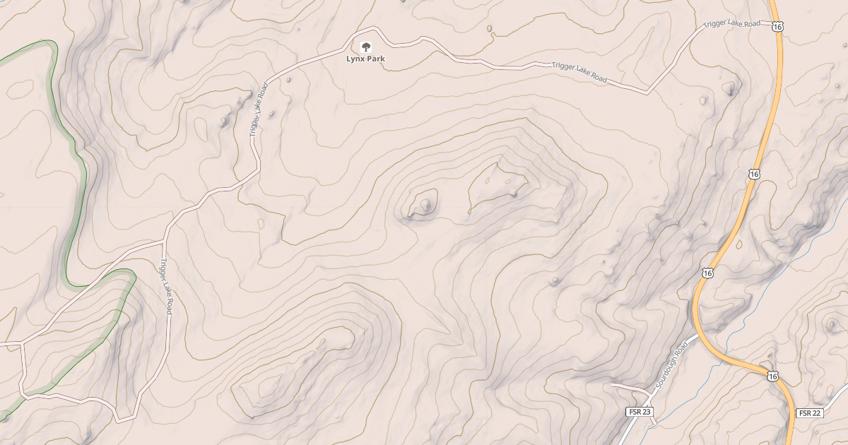 Map preview of TRIGGER LAKE