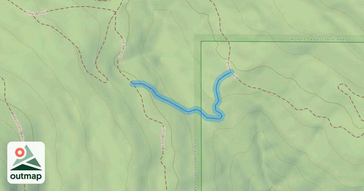 Map of Chestnut Trail