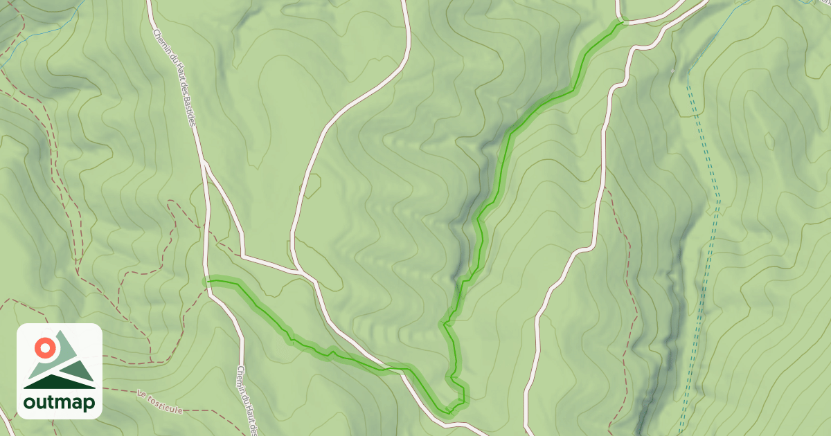 Map of Les Marches du Mont Emeï